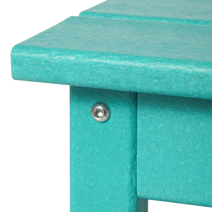 Table basse rectangulaire d'extérieur Polytrends Laguna en PEHD, toutes saisons