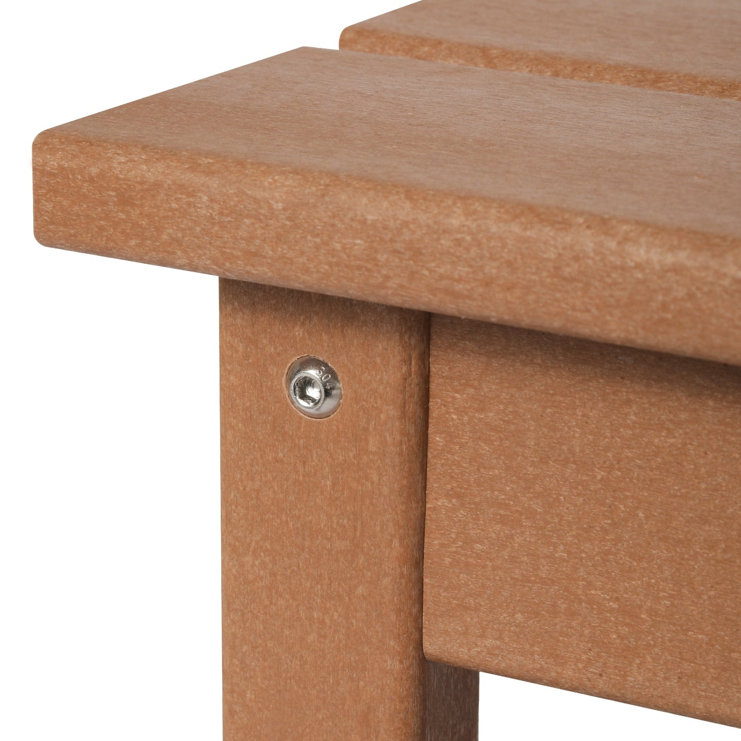 Table basse rectangulaire d'extérieur Polytrends Laguna en PEHD, toutes saisons