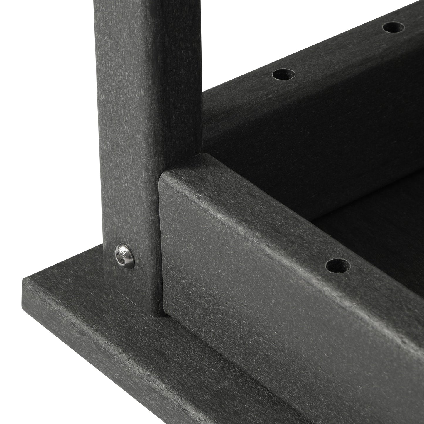 Table basse rectangulaire d'extérieur Polytrends Laguna en PEHD, toutes saisons