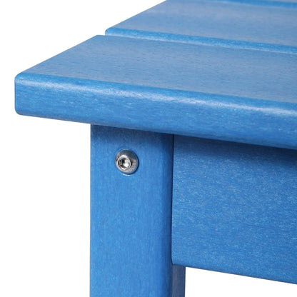 Table basse rectangulaire d'extérieur Polytrends Laguna en PEHD, toutes saisons