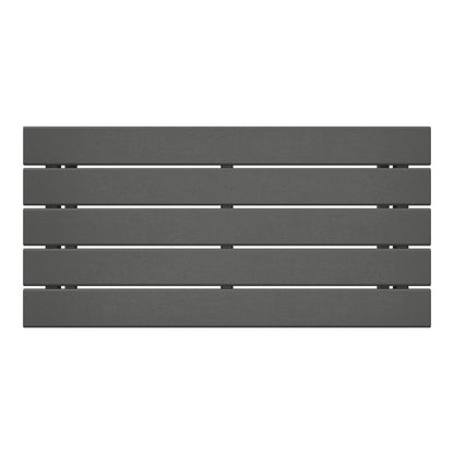 Table basse rectangulaire d'extérieur Polytrends Laguna en PEHD, toutes saisons