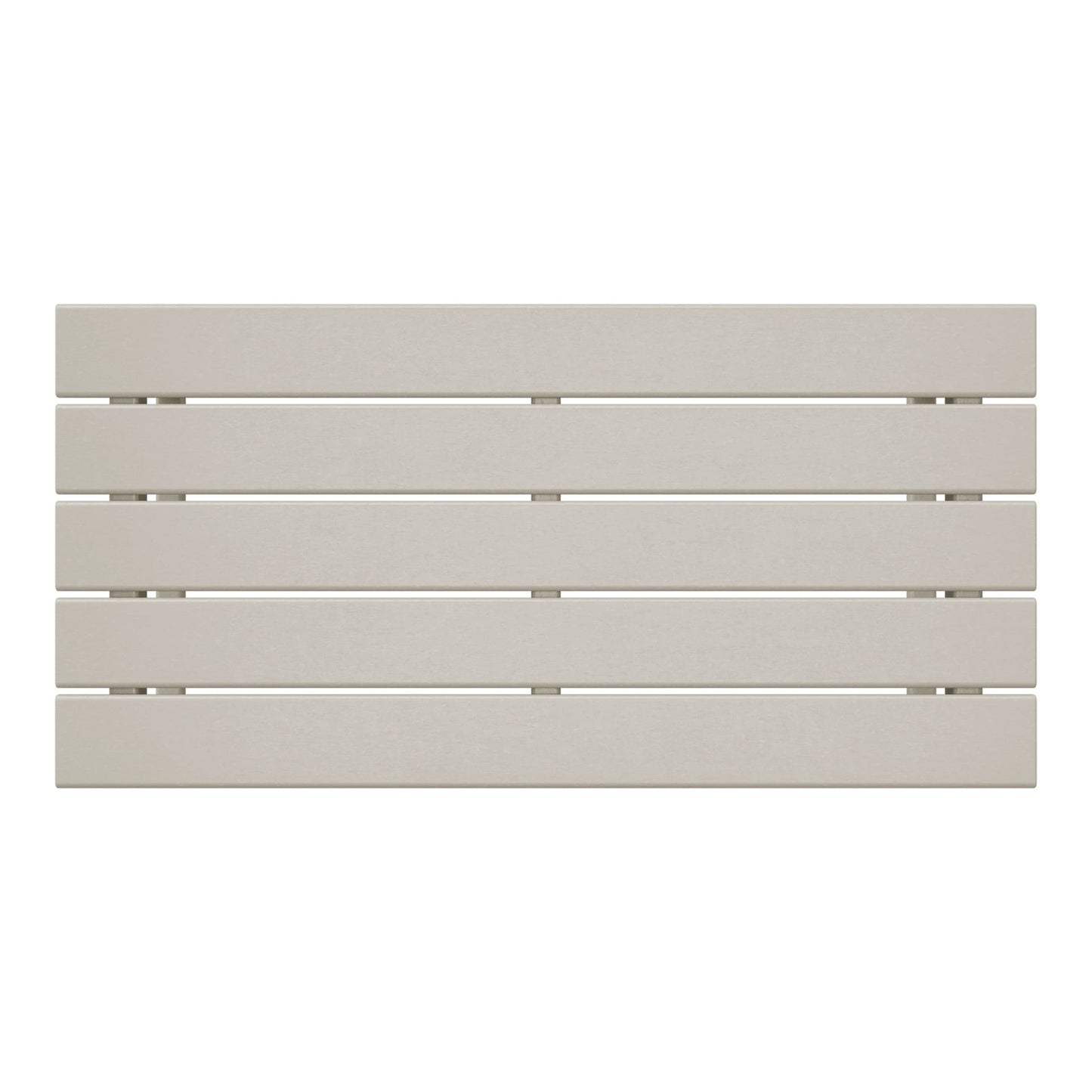 Table basse rectangulaire d'extérieur Polytrends Laguna en PEHD, toutes saisons