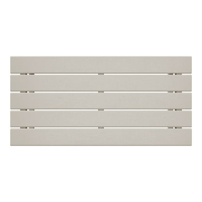 Table basse rectangulaire d'extérieur Polytrends Laguna en PEHD, toutes saisons