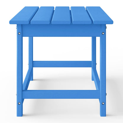 Table basse rectangulaire d'extérieur Polytrends Laguna en PEHD, toutes saisons