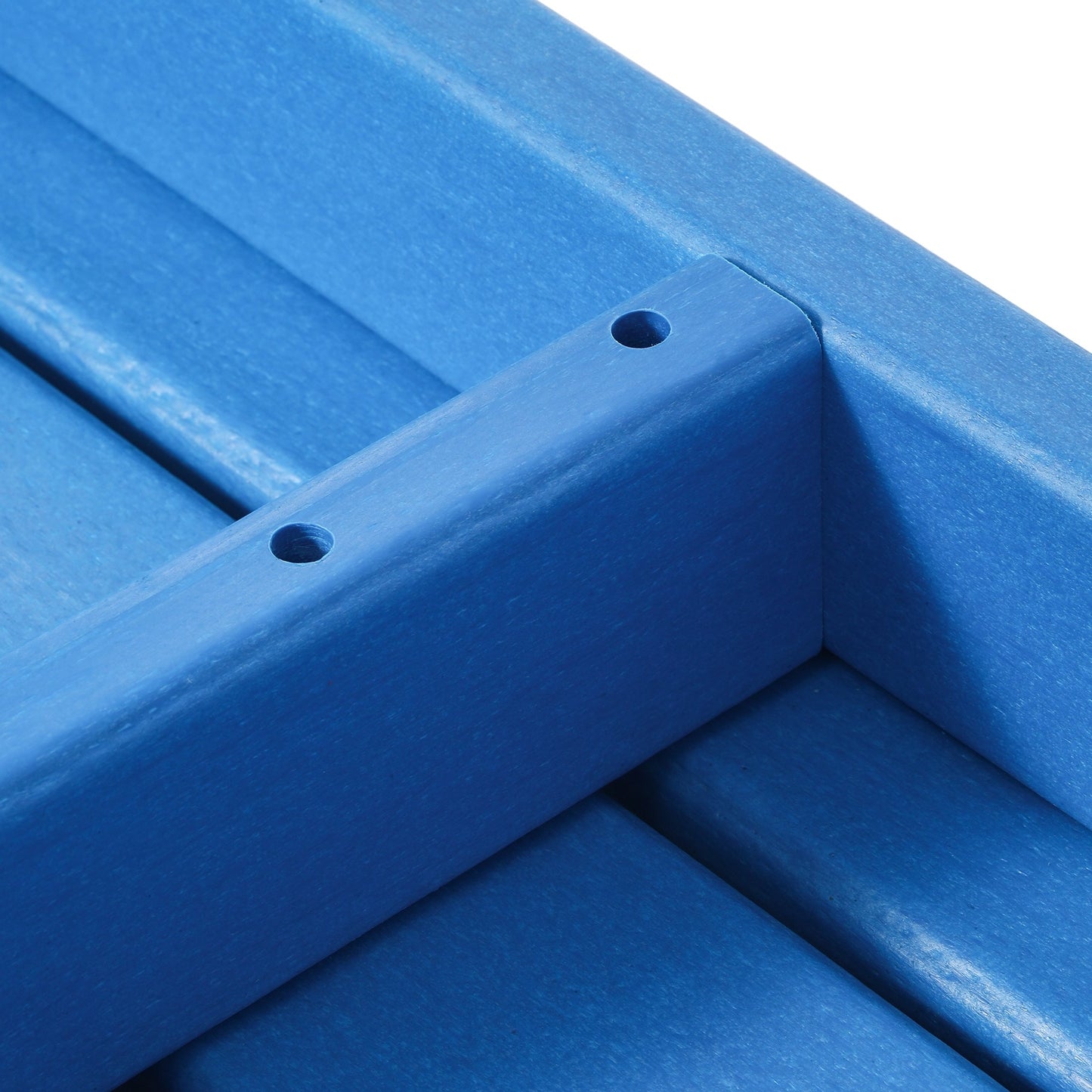 Table basse rectangulaire d'extérieur Polytrends Laguna en PEHD, toutes saisons