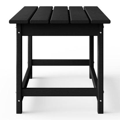 Table basse rectangulaire d'extérieur Polytrends Laguna en PEHD, toutes saisons