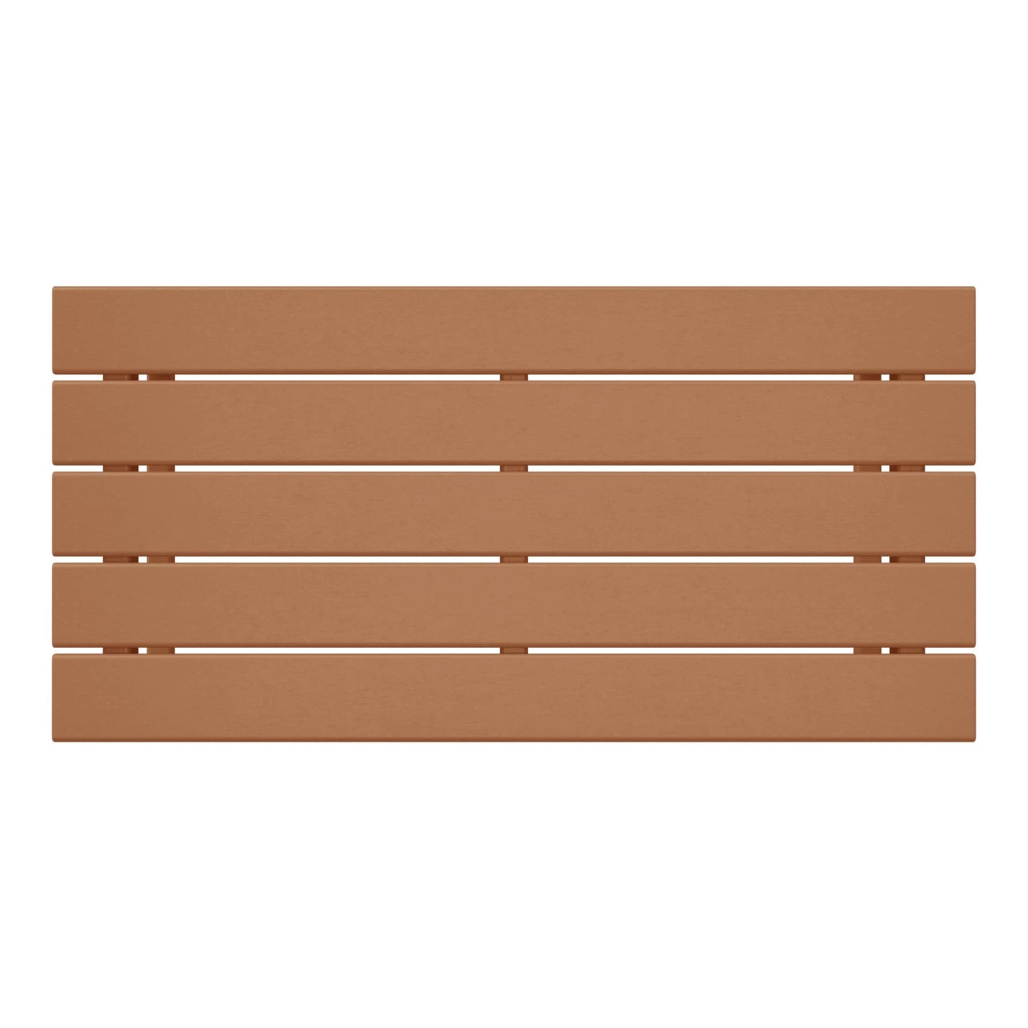 Table basse rectangulaire d'extérieur Polytrends Laguna en PEHD, toutes saisons