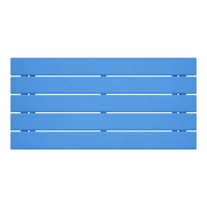 Table basse rectangulaire d'extérieur Polytrends Laguna en PEHD, toutes saisons