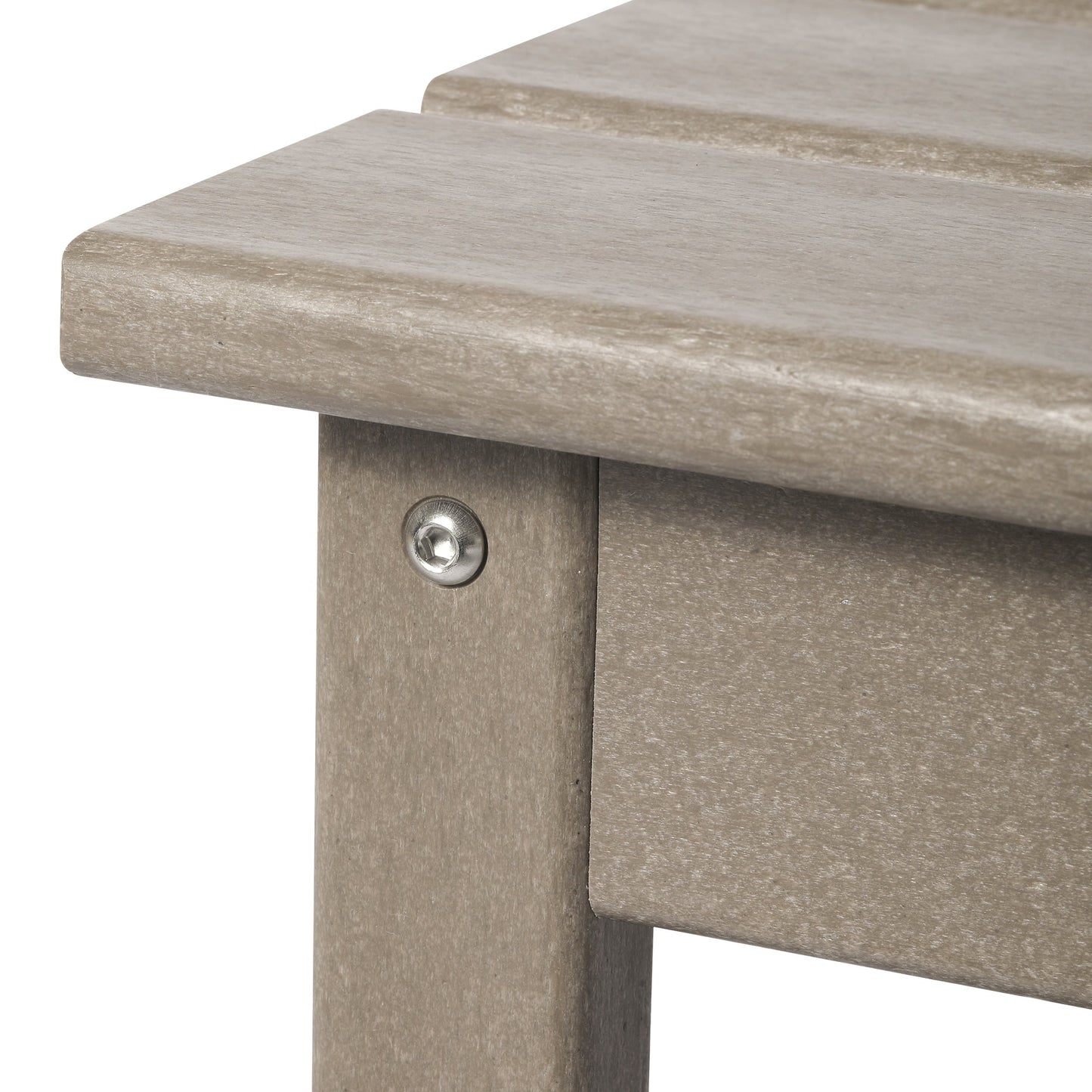 Table basse rectangulaire d'extérieur Polytrends Laguna en PEHD, toutes saisons