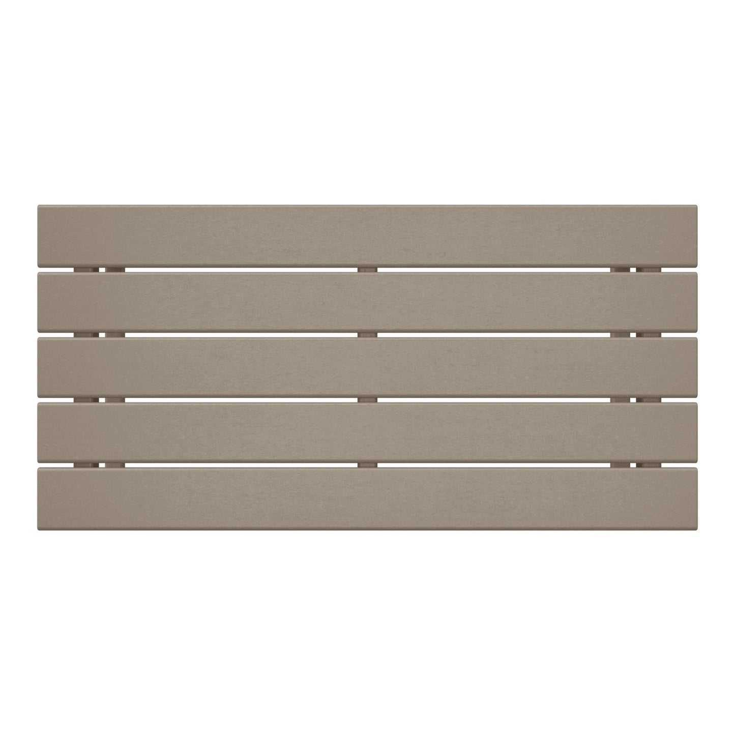 Table basse rectangulaire d'extérieur Polytrends Laguna en PEHD, toutes saisons