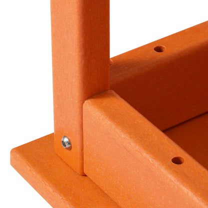 Table basse rectangulaire d'extérieur Polytrends Laguna en PEHD, toutes saisons