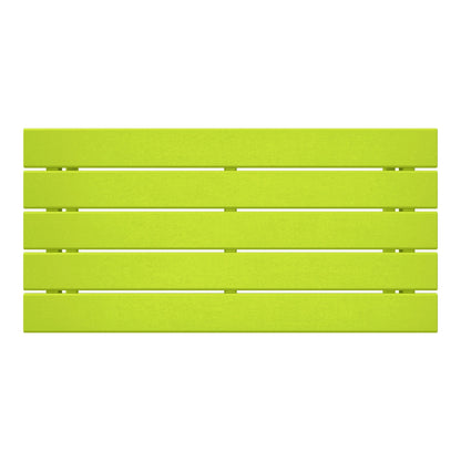 Table basse rectangulaire d'extérieur Polytrends Laguna en PEHD, toutes saisons