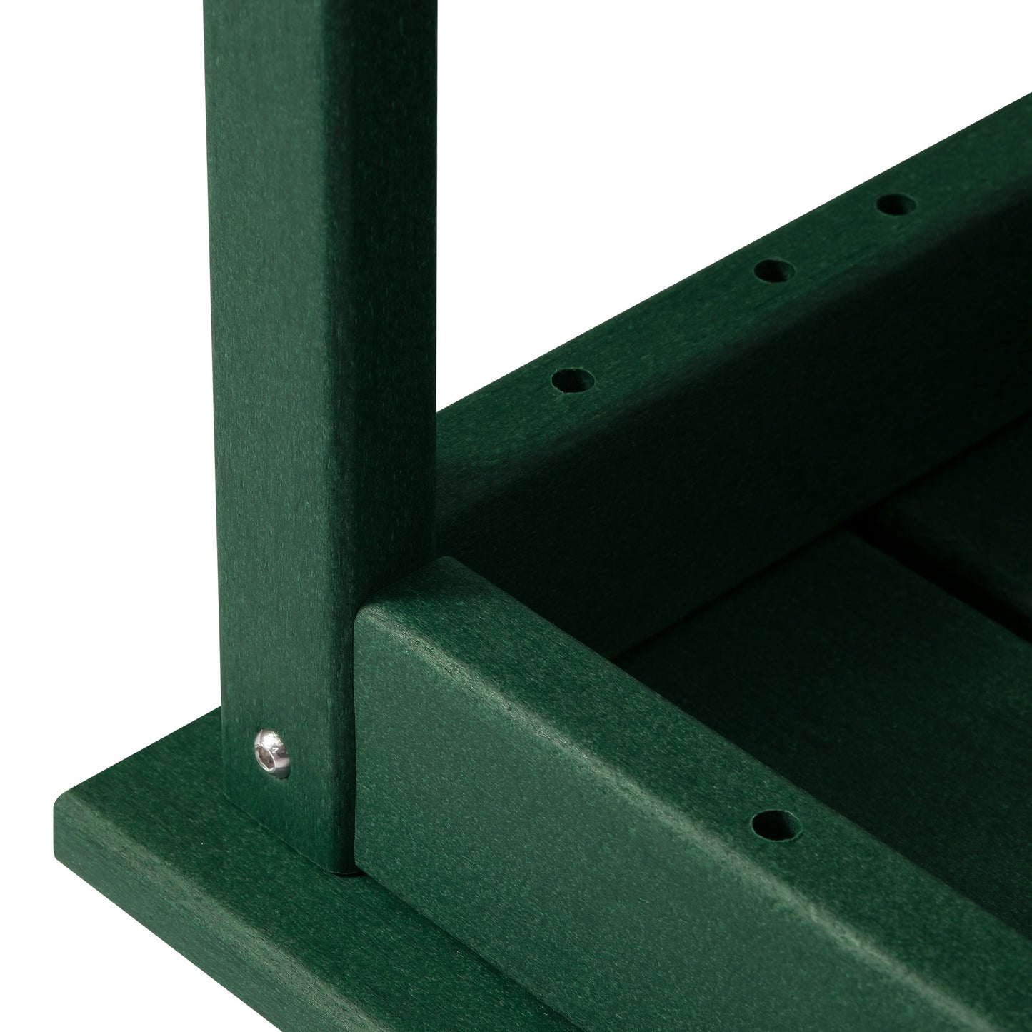 Table basse rectangulaire d'extérieur Polytrends Laguna en PEHD, toutes saisons