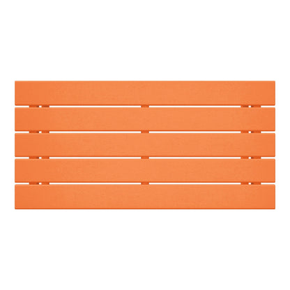 Table basse rectangulaire d'extérieur Polytrends Laguna en PEHD, toutes saisons