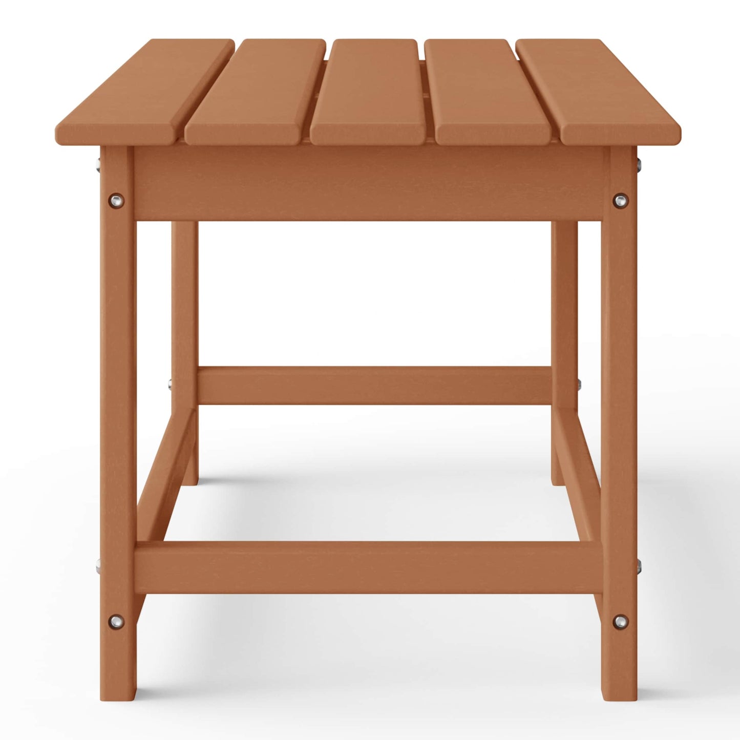 Table basse rectangulaire d'extérieur Polytrends Laguna en PEHD, toutes saisons