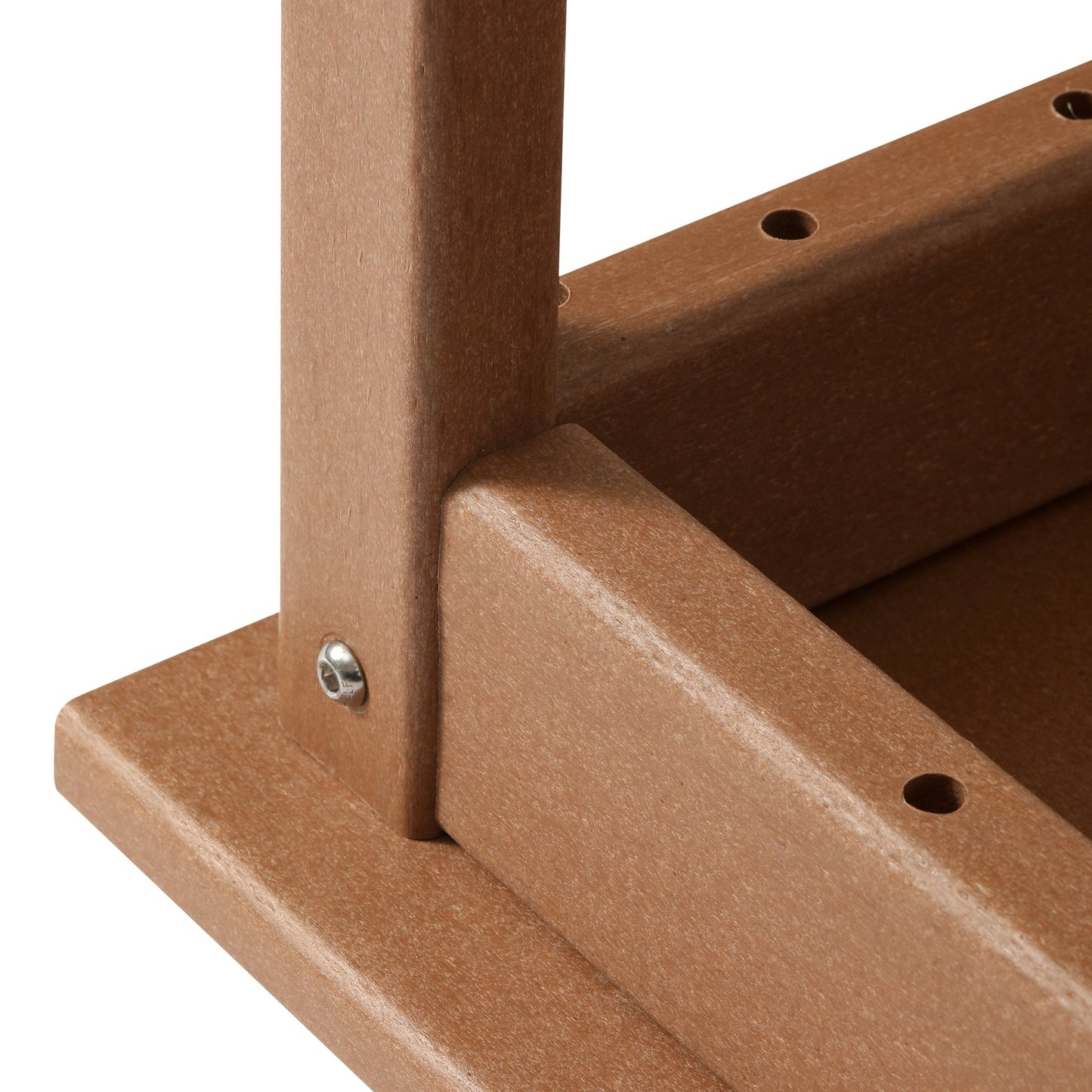 Table basse rectangulaire d'extérieur Polytrends Laguna en PEHD, toutes saisons