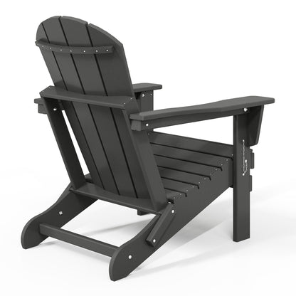 Chaises pliantes Adirondack Polytrends Laguna résistantes aux intempéries (lot de 2)