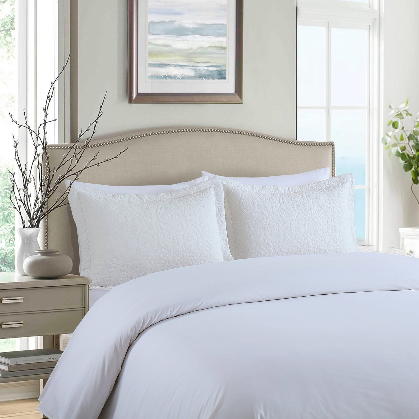 Housse de coussin brodée Manor Porch &amp; Den (lot de 2)