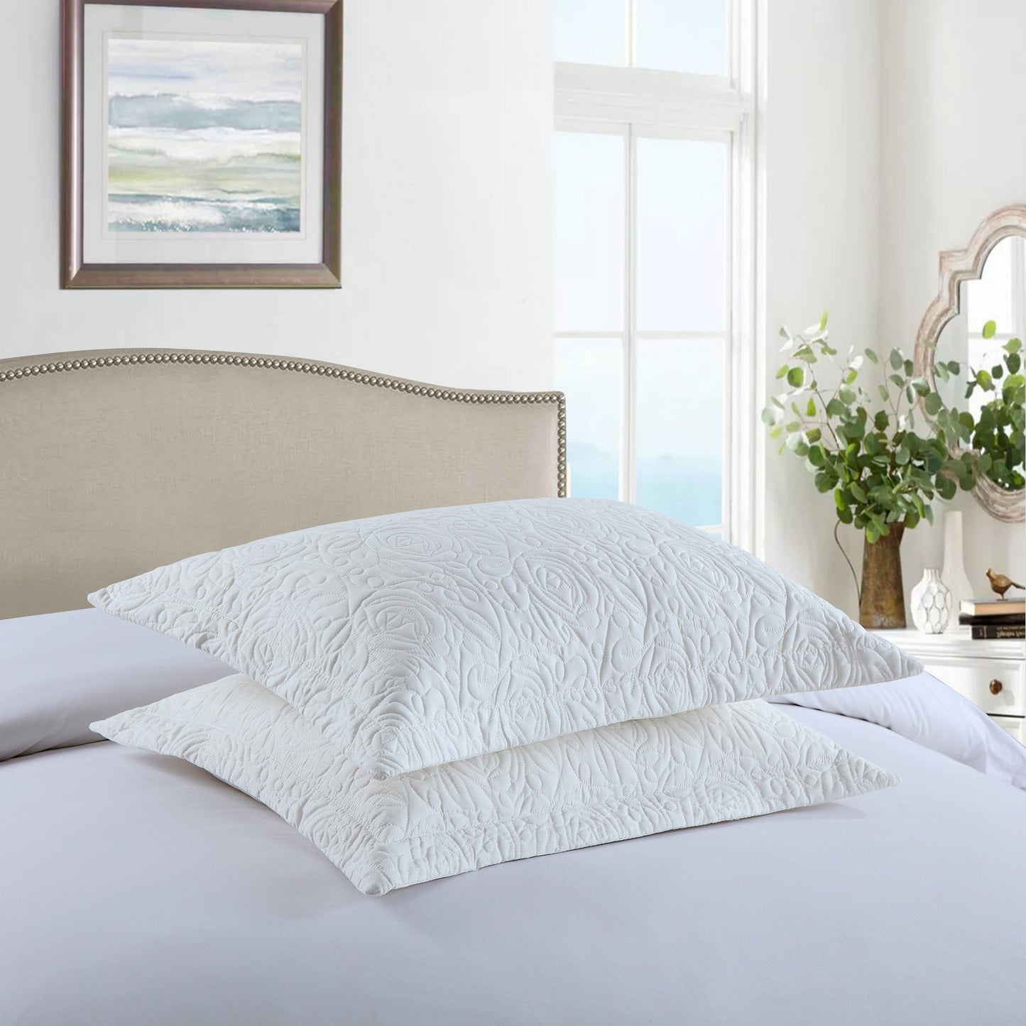 Housse de coussin brodée Manor Porch &amp; Den (lot de 2)