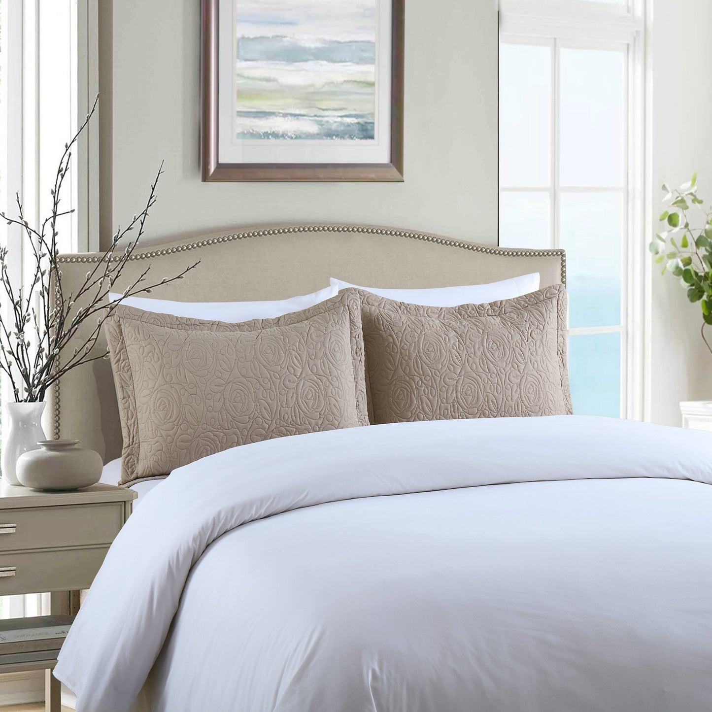 Housse de coussin brodée Manor Porch &amp; Den (lot de 2)