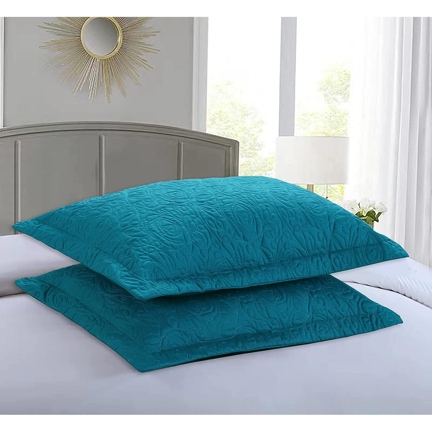 Housse de coussin brodée Manor Porch &amp; Den (lot de 2)