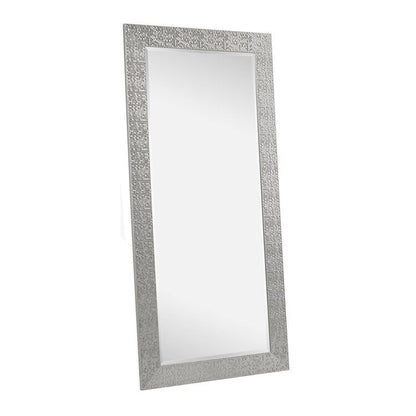 Miroir vertical pleine longueur à motif mosaïque haut de gamme - Miroir d'habillage complet sur pied, incliné ou autoportant