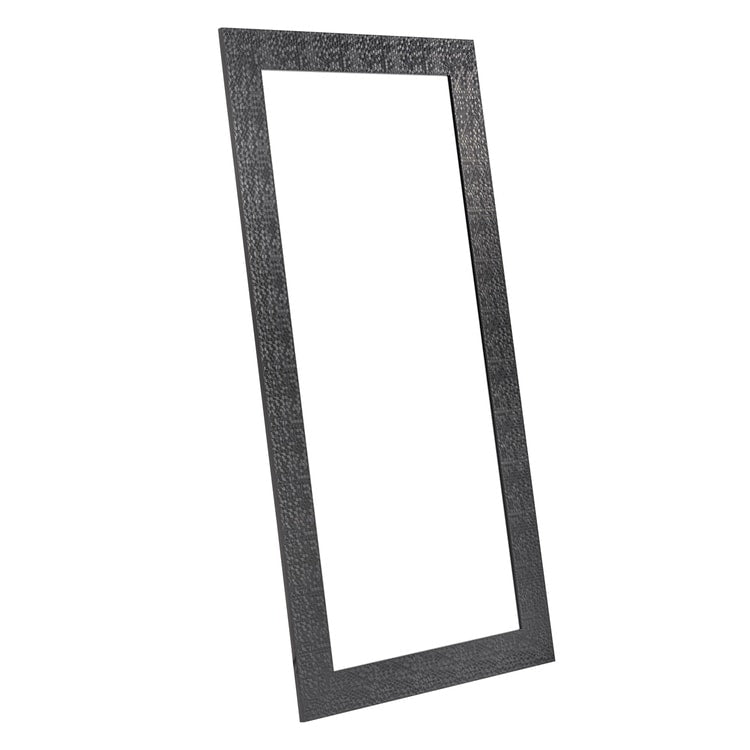 Miroir vertical pleine longueur à motif mosaïque haut de gamme - Miroir d'habillage complet sur pied, incliné ou autoportant
