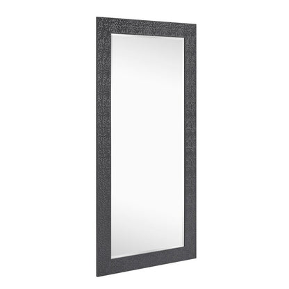 Miroir vertical pleine longueur à motif mosaïque haut de gamme - Miroir d'habillage complet sur pied, incliné ou autoportant