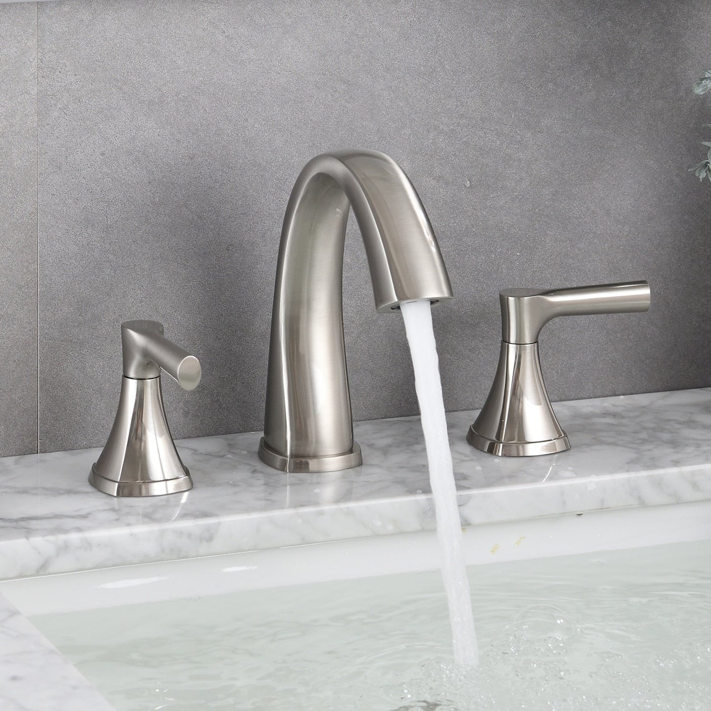 Robinet de lavabo SpotShield pour salle de bain à large diffusion Proox 8 avec ensemble de vidange