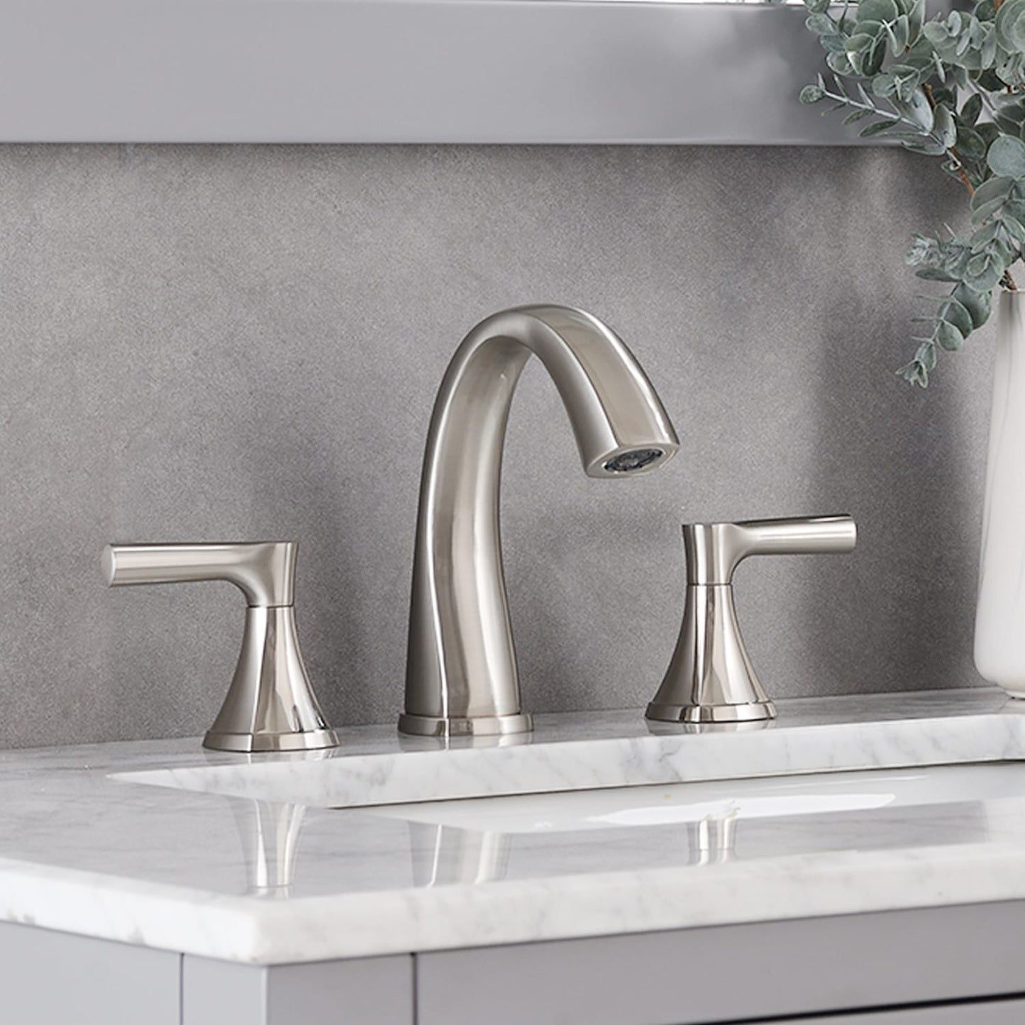 Robinet de lavabo SpotShield pour salle de bain à large diffusion Proox 8 avec ensemble de vidange