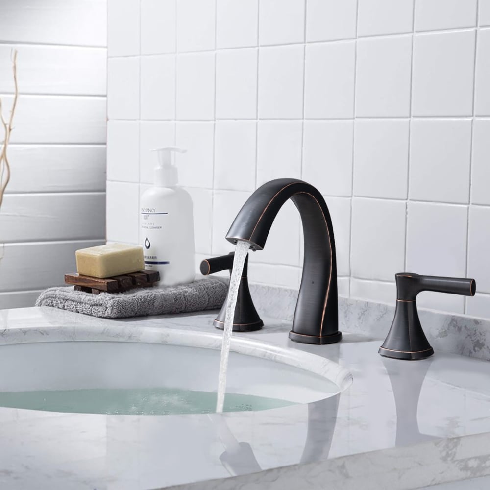 Robinet de lavabo SpotShield pour salle de bain à large diffusion Proox 8 avec ensemble de vidange