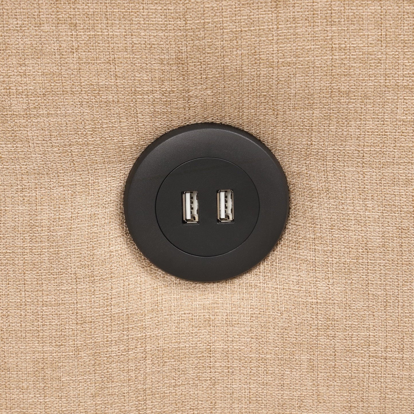 Canapé-lit gigogne 3 en 1 avec table à 2 oreilles