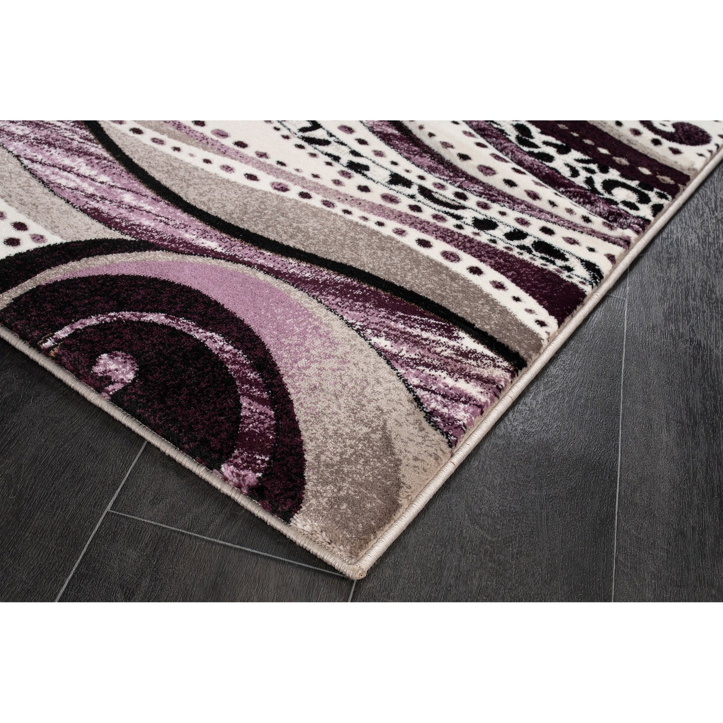 Tapis Rhodes Collection Abstract Swirl