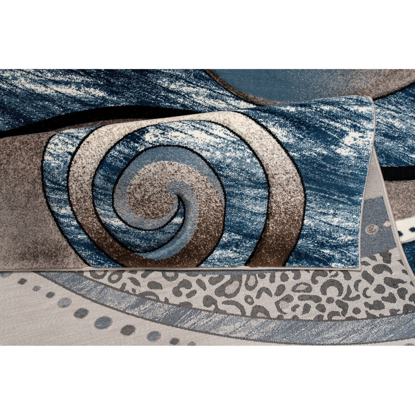 Tapis Rhodes Collection Abstract Swirl