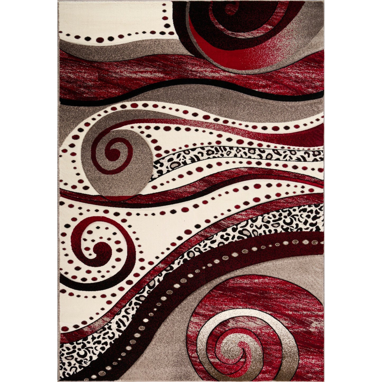 Tapis Rhodes Collection Abstract Swirl