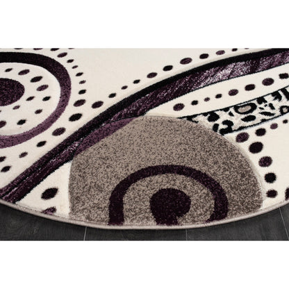 Tapis Rhodes Collection Abstract Swirl