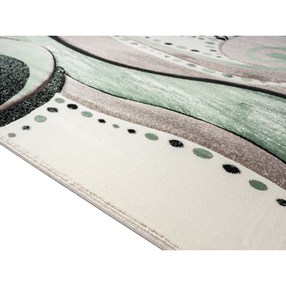 Tapis Rhodes Collection Abstract Swirl