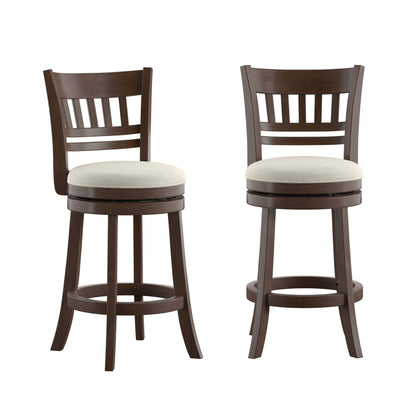 Tabouret de bar pivotant 24h à dossier en treillis Rovinj