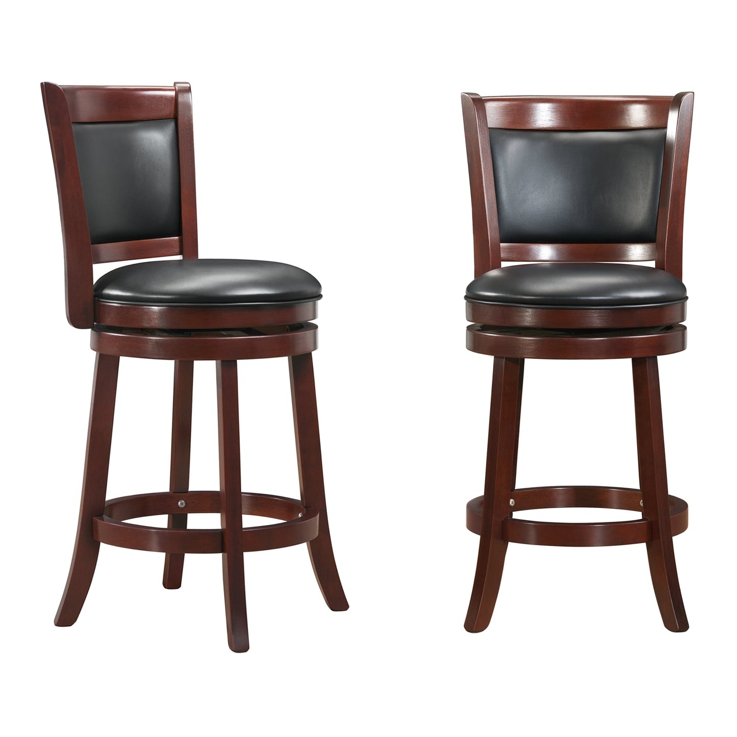 Tabouret de bar pivotant à dossier rembourré Rovinj