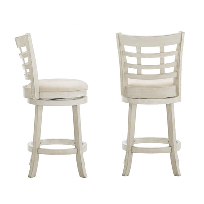 Tabouret de bar pivotant à dossier rembourré Rovinj