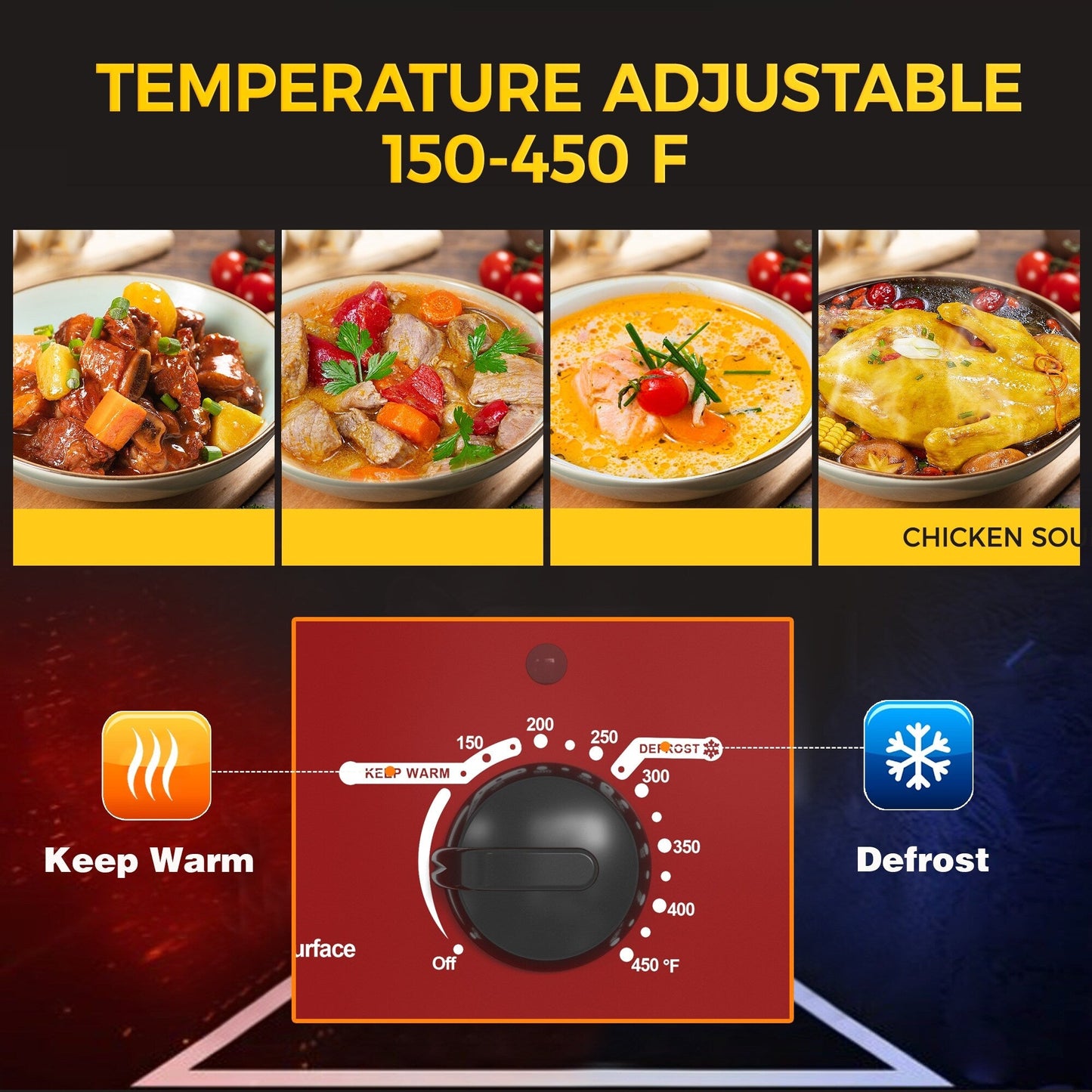 Four à rôtir Royalcraft avec plateau amovible