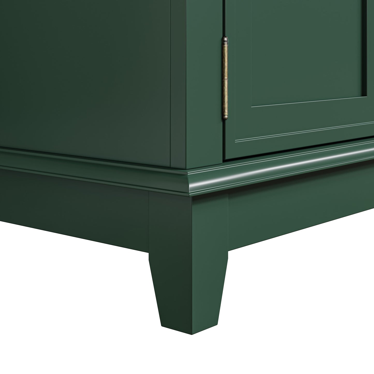 Meuble TV rustique de 72 pouces avec étagères réglables et rangement dissimulé – 72 pouces de largeur