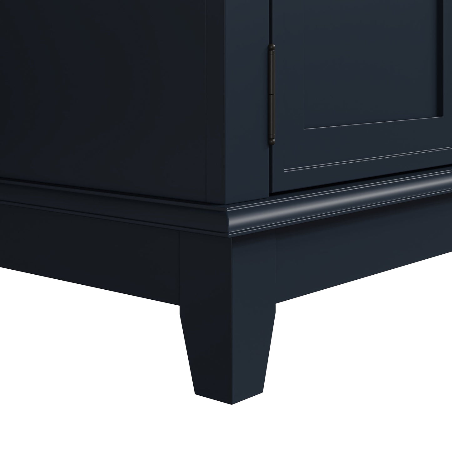 Meuble TV rustique de 72 pouces avec étagères réglables et rangement dissimulé – 72 pouces de largeur