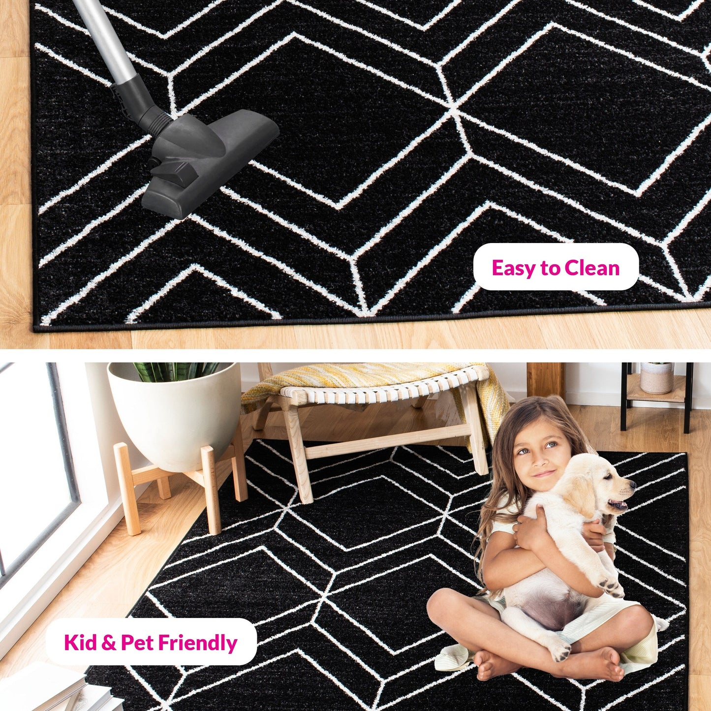 Tapis géométrique moderne SAFAVIEH Adirondack Juvelina