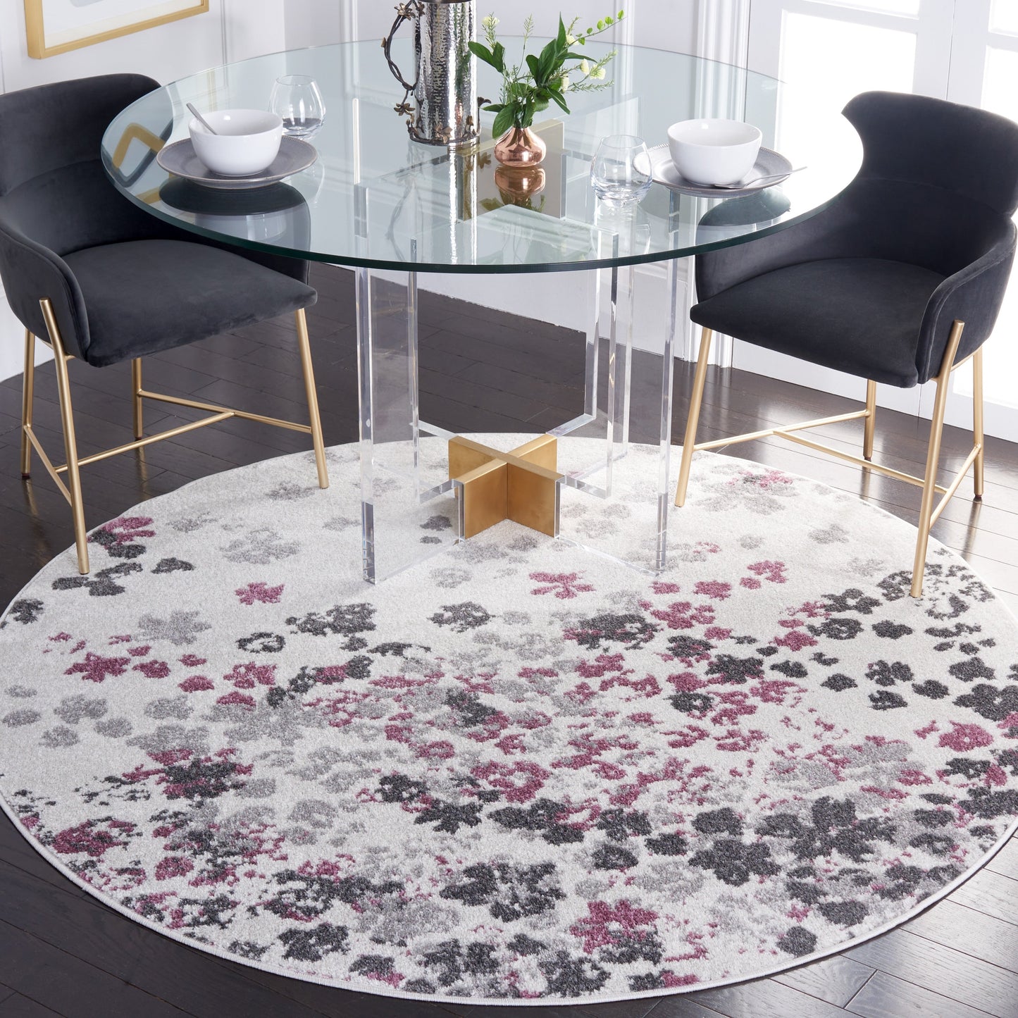 Tapis Adirondack Venelina vintage à motif floral SAFAVIEH