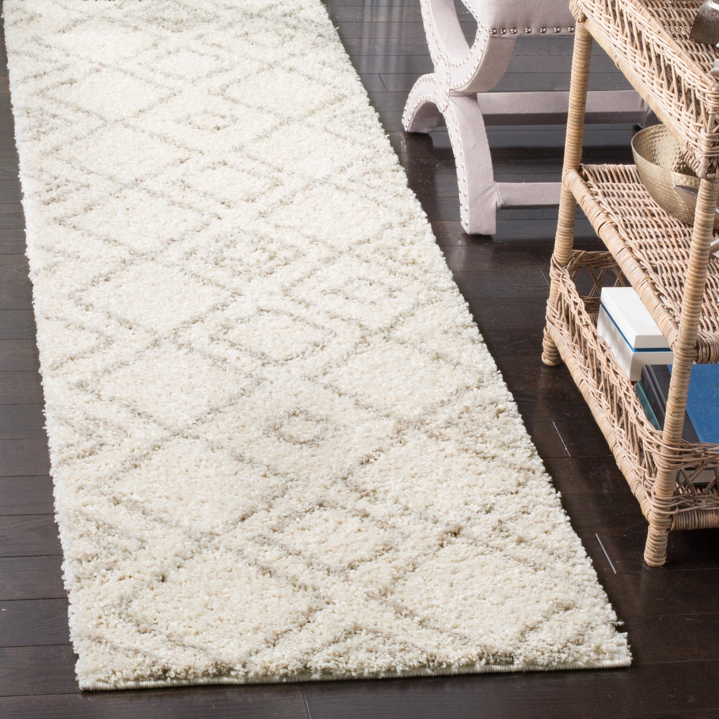 Tapis SAFAVIEH Arizona Shag Eyvor de 3 cm d'épaisseur