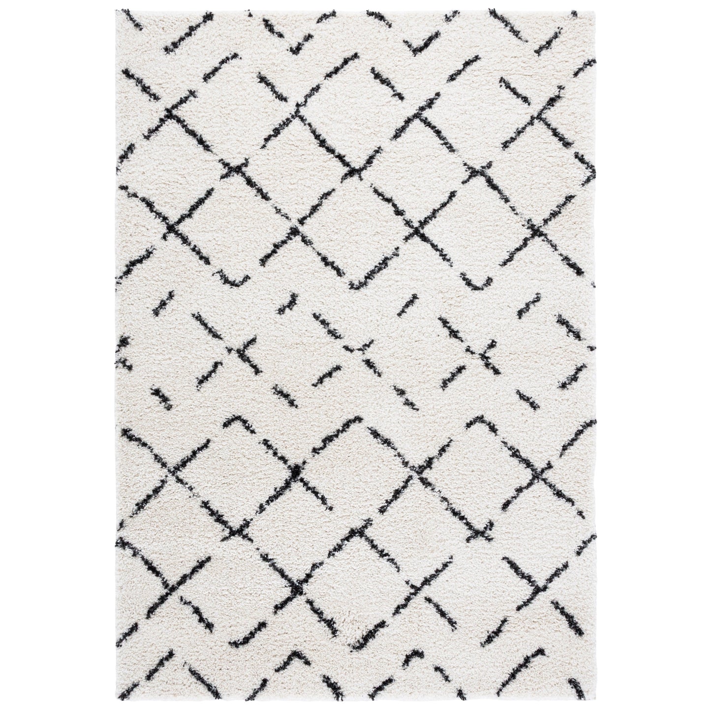 Tapis SAFAVIEH Arizona Shag Ghinwa de 3 cm d'épaisseur