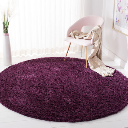 Tapis SAFAVIEH August Wilhelma Shag uni de 3 cm d'épaisseur