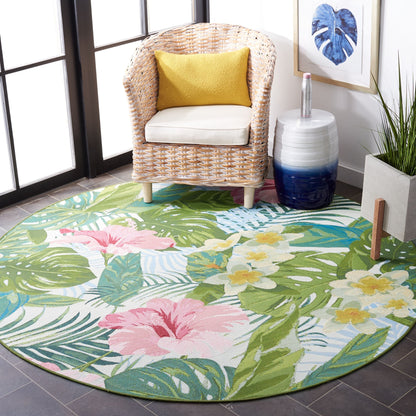 Tapis d'intérieur/extérieur tropical imperméable SAFAVIEH Barbados Agustina