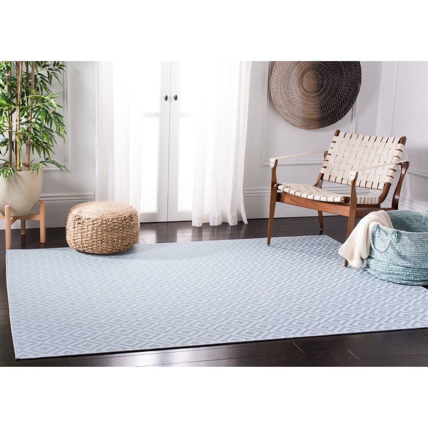 Tapis SAFAVIEH Bermuda lavable Elvy pour intérieur/extérieur imperméable